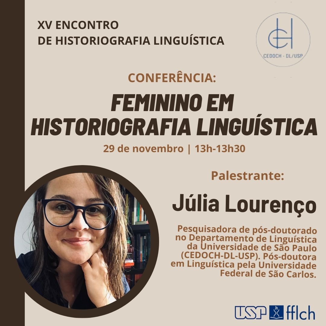 feminino em historiografia linguística - Julia Lourenço