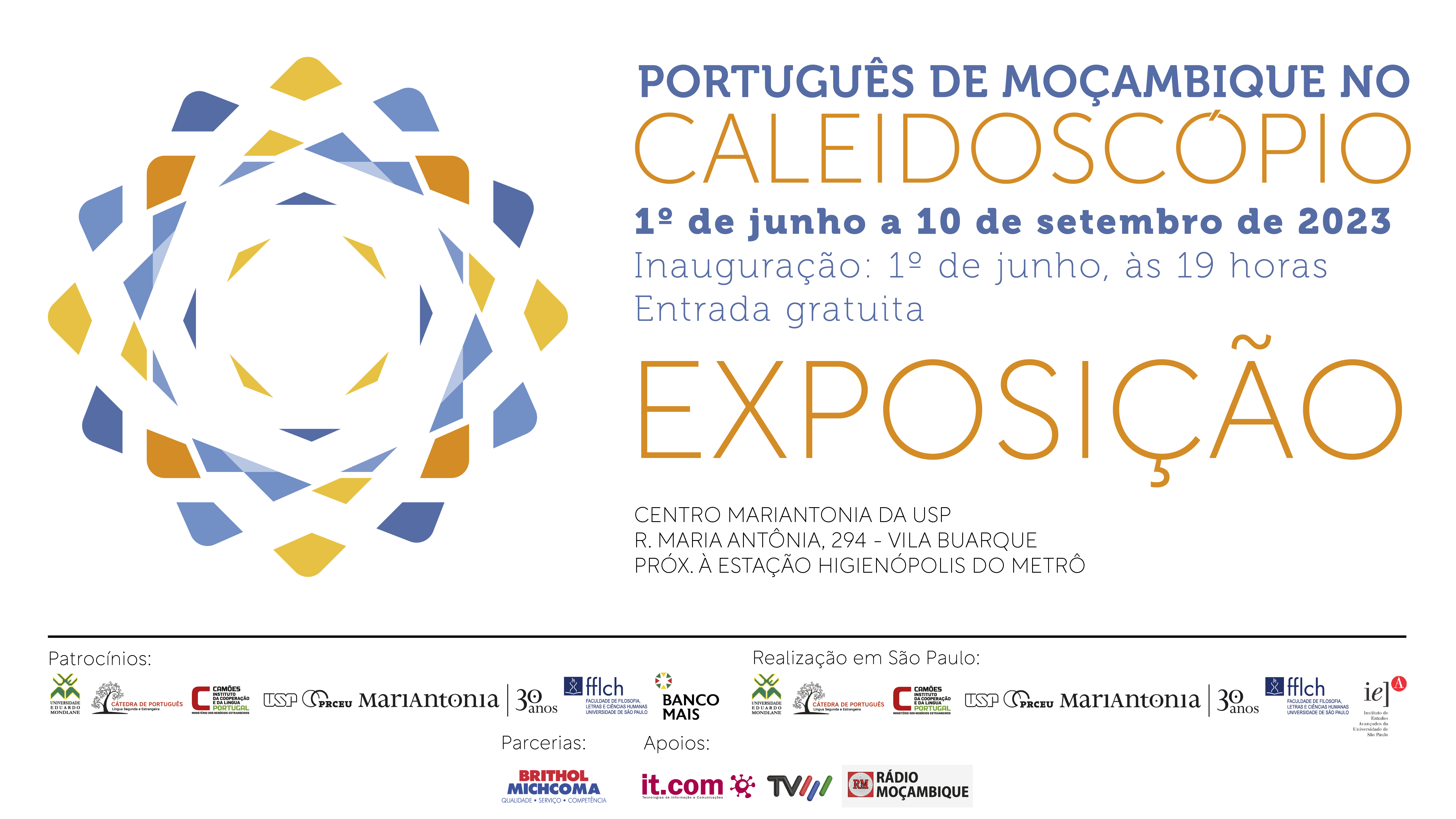 Exposição o português de moçambique no caleidoscópio